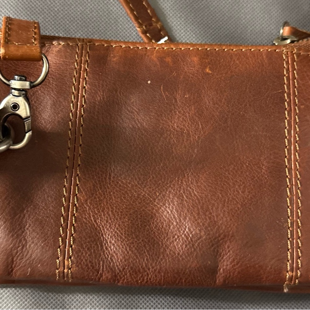 Brown Leather Crossbody Bag